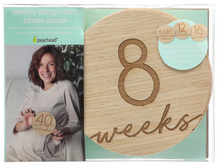 Load image into Gallery viewer, Pregnancy Journey Wooden Weekly Milestone Markers - A Mama&#39;s Lullaby
