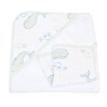Load image into Gallery viewer, Hooded Towel &amp; Washcloth Set
