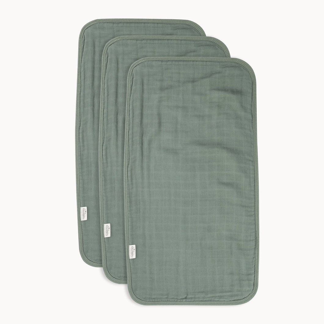 Muslin Bamboo Burp Cloths (3 pack)