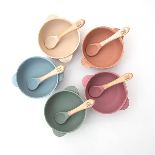 Silicone Baby Bowl and Spoon Set