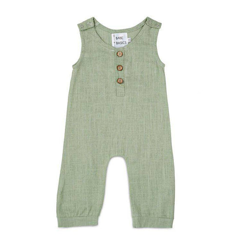 Linen Baby Romper